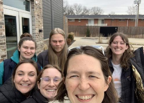 Hartley lab going out to lunch