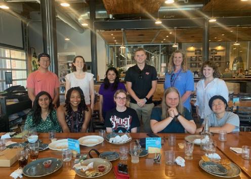 Hartley lab out at lunch